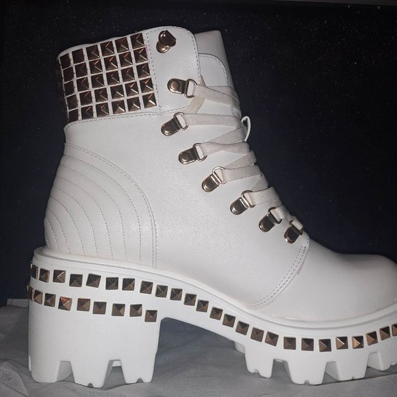 Boo Put In The Hours Lace Up Boots by Cape Robbin - Picture 4 of 5